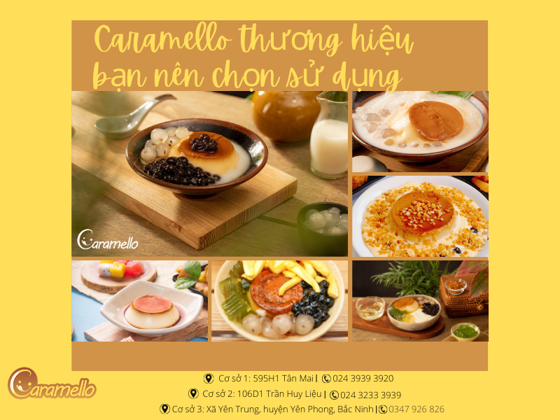 Caramello thương hiệu ăn vặt nổi tiếng