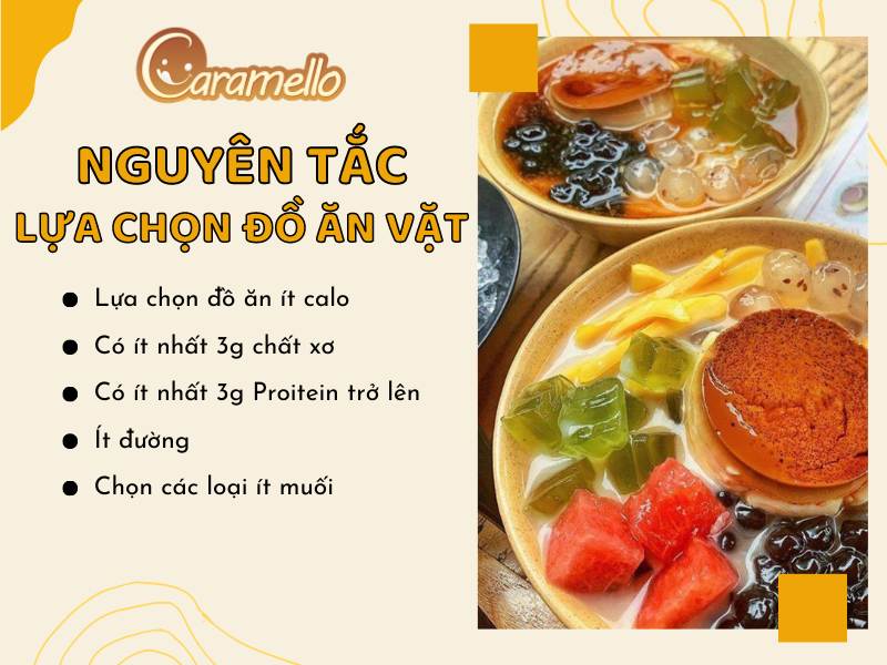 Nguyên tắc lựa chọn đồ ăn vặt
